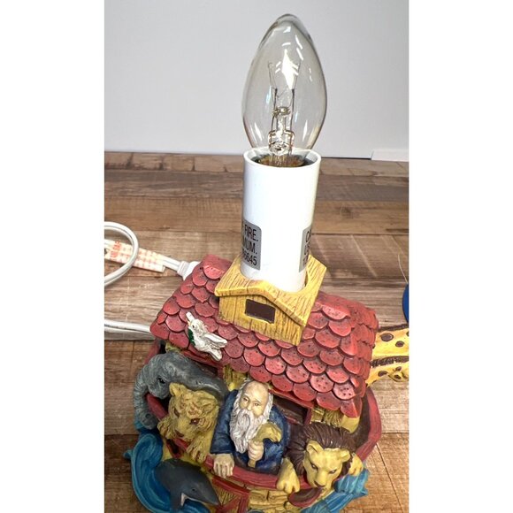 Noahs Ark Decorative Table Lamp Childrens Room Nursery Lighting - Picture 9 of 12